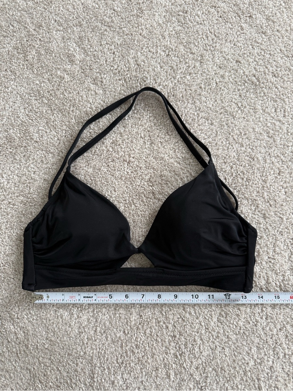 Shade &Shore Black Women's Triangle Bathing Suit top (36B)